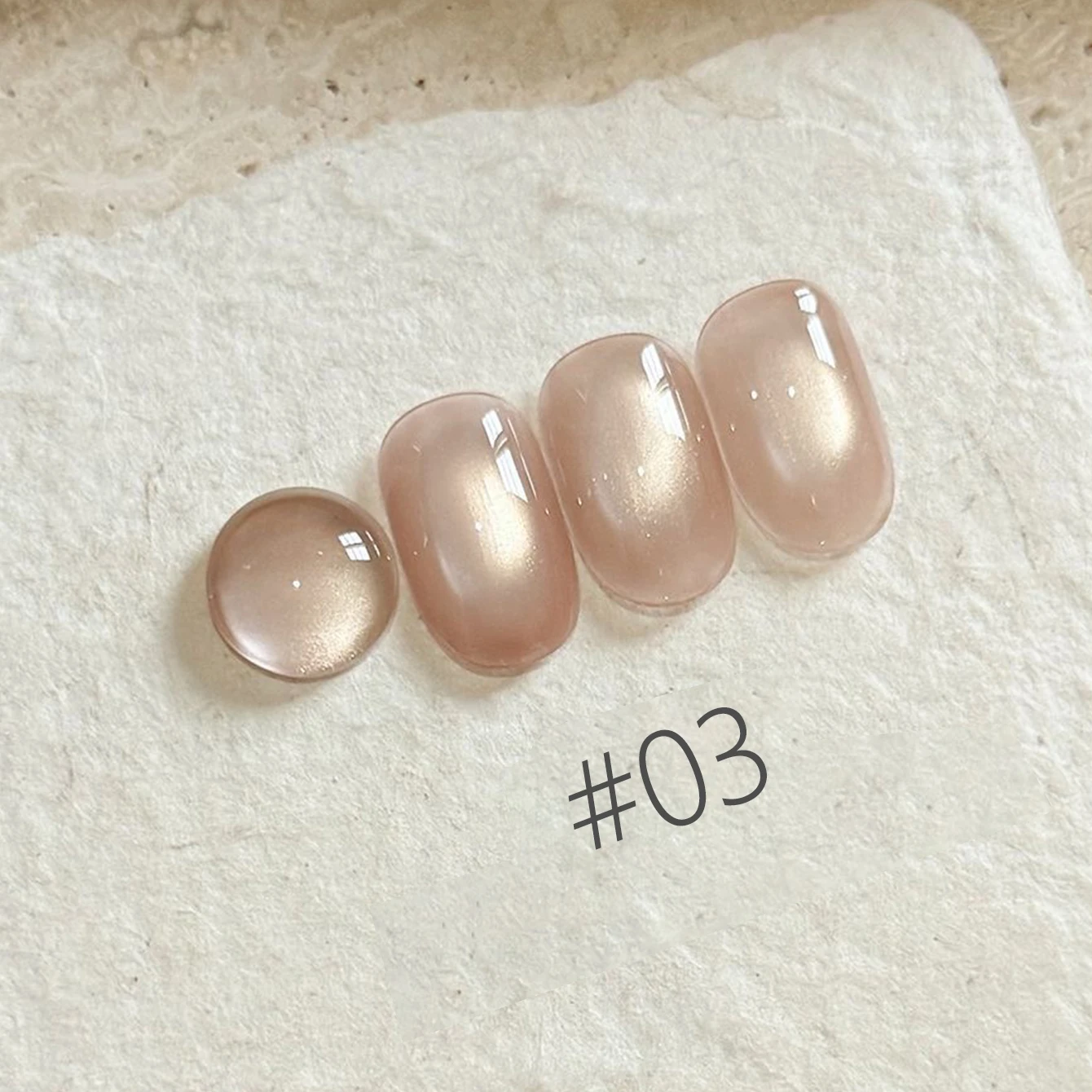 MIANEL 10ML 2026 Neuer Schneeweißer Märchenland 3-Farben Katzenauge Gel-Nagellack Funkelnder Goldschimmer Rosa Satin Glasperlen Nagelkunst – Detail 4