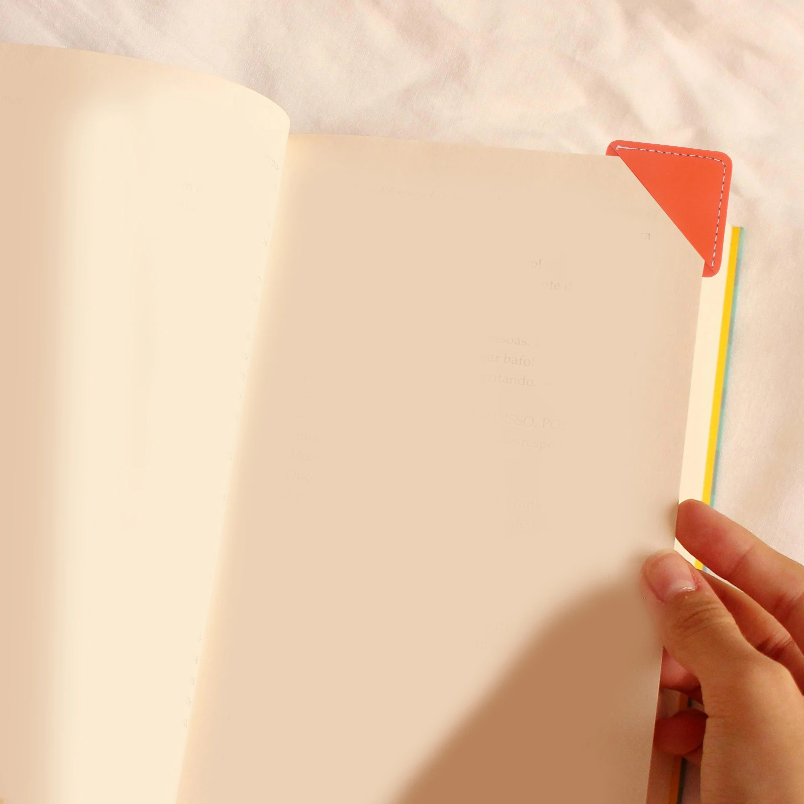 

6pcs Retro Read Bookmark Read For Book Lover PU Student Student Gift Page Marker Page Marker Gift Reader