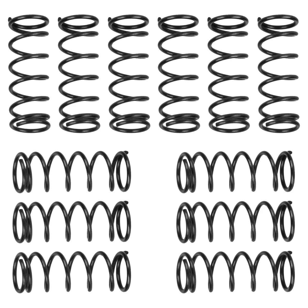 

17 Pcs Guitar Spring Pickup Adjust Height Electric Bass Tension Extension Black