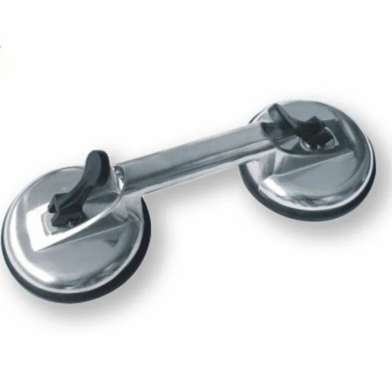 

Прочная алюминиевая стеклянная присоска с 2 чашками, всасывающий подъемник