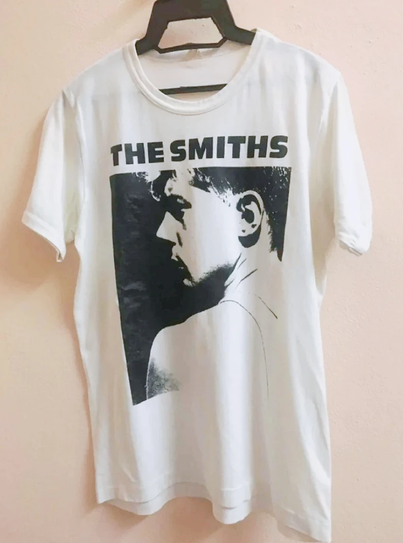 Vintage The Smiths Meat Is Murder Print Short Sleeves Cotton T Shirt Gift for Men Women Unisex T-shirt Summer Fashion Streetwear