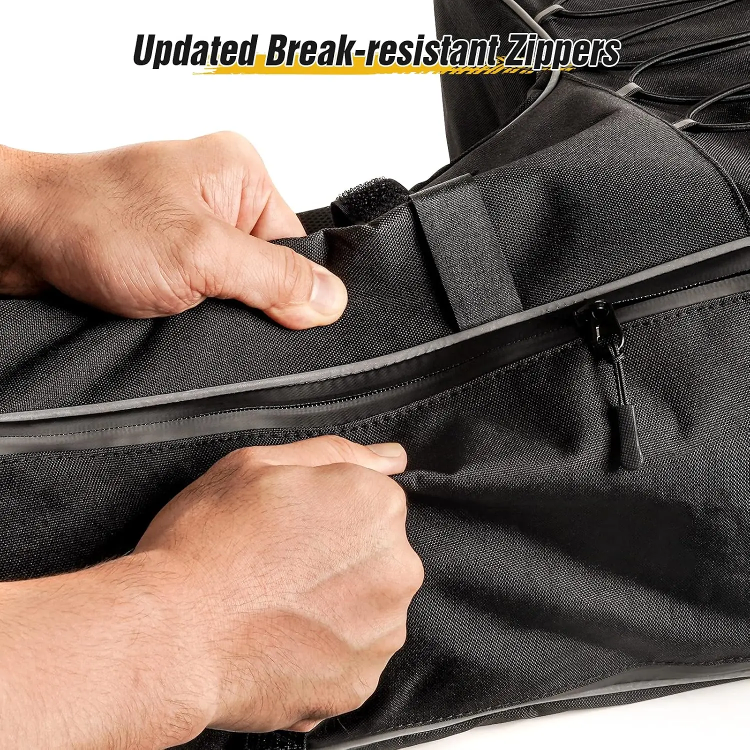 Borsa da sella per moto da spiaggia, borsa portaoggetti per cross-country, borsa posteriore per ATV da montagna con tasche porta attrezzi