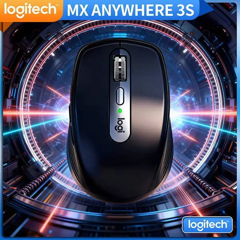 

Компактная мышь Logitech MX Anywhere 3S, эргономичный дизайн, перезаряжаемая, с быстрым прокруткой для портативных ПК Mac