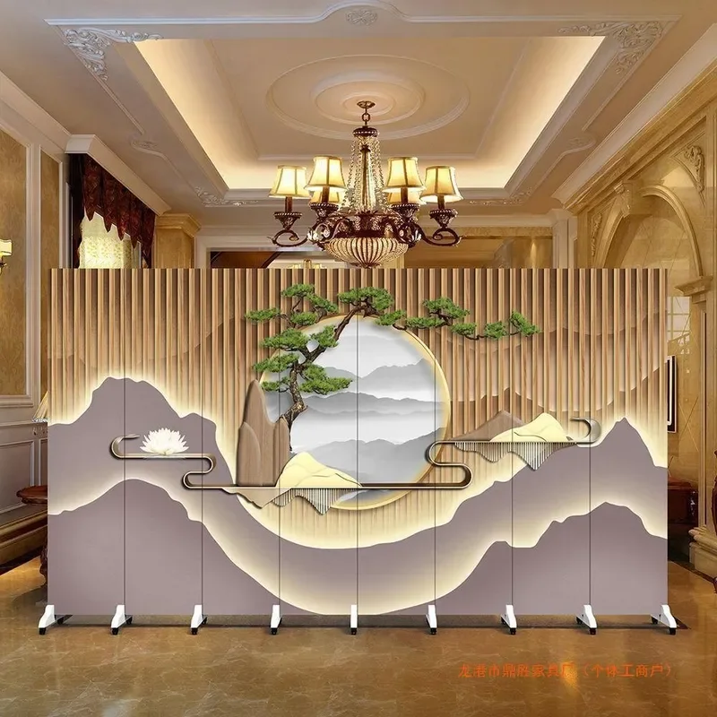New Removable Folding Screen Partition for Office Hotel Living Room Porch Blocking Divider