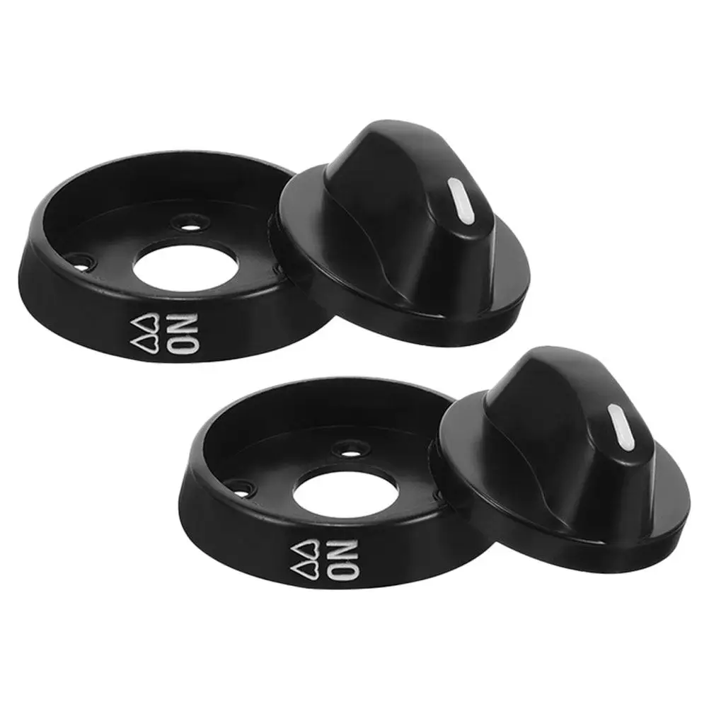 2 Pcs Gas Burner Control Knob Replacement Cooktop Cooker Knobs Electric Range Bbq Grill