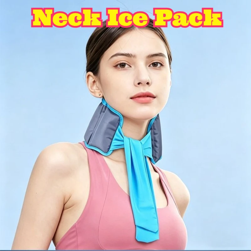 

Cooling Neck Wrap Instant Chill Portable Neck Cooler Outdoor Travel Work Study Heat Relief Lightweight Reusable Washable Neck