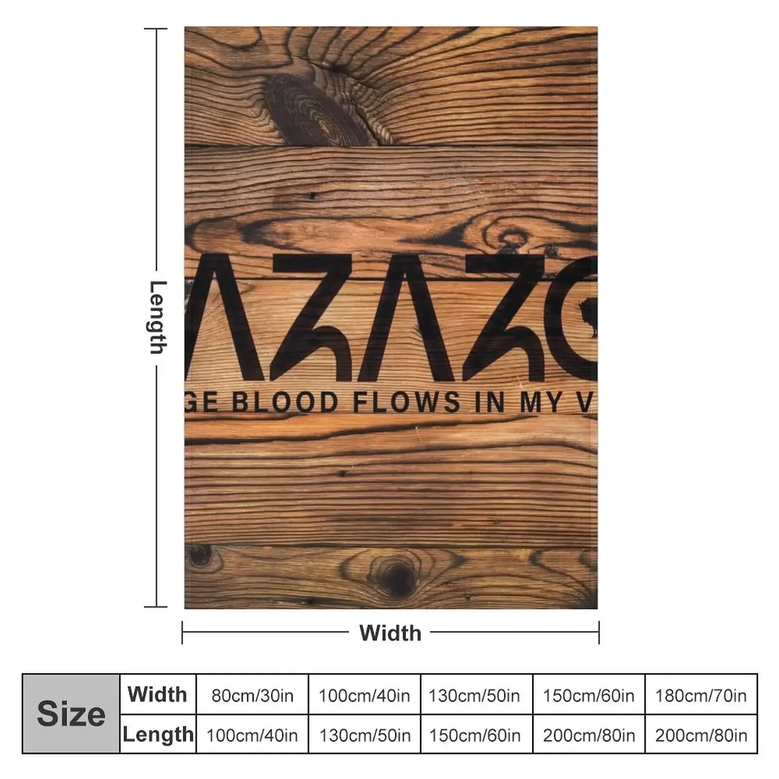 Wahzhazhe - Osage Blood Flows In My Veins Throw Blanket Soft Big Flannels Decorative Sofa Blankets