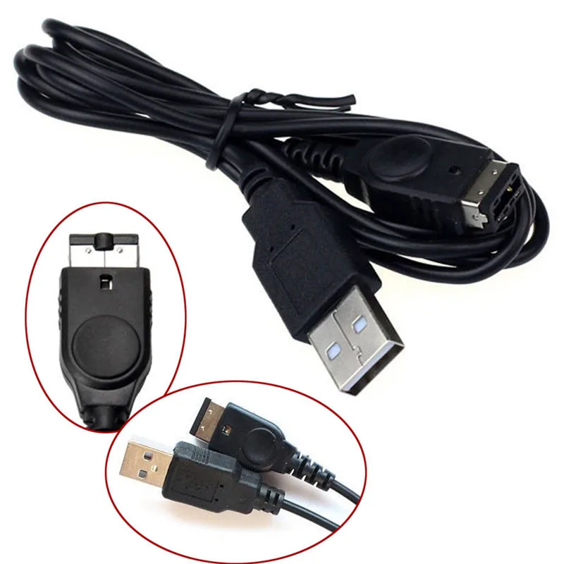 1pc schwarz USB-Ladekabel Ladekabel für/sp/gba/gameboy/nintendo/ds