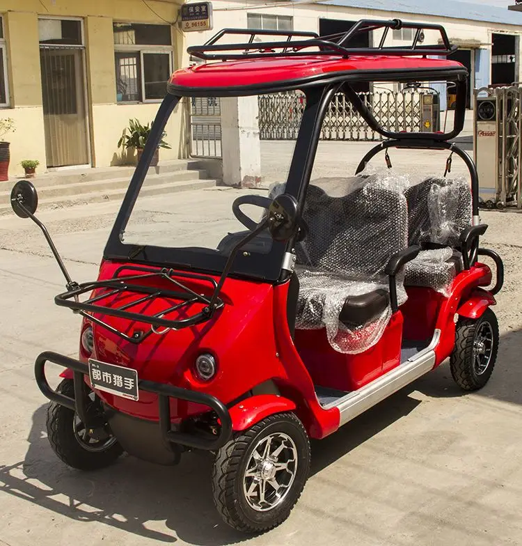 4 عجلات الكبار مركبة كهربية عربة جولف الكبار توك توك سيارة التنقل سكوتر تندم ريكشو سوري لمشاهدة معالم المدينة دراجة للبيع