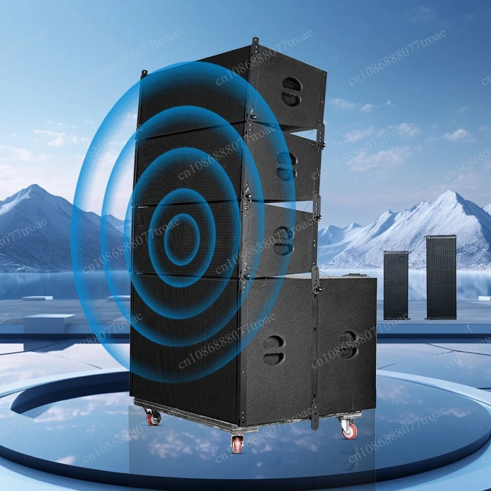 Flight Case Powerful DSP Computer Tuning Concert Stage Professional 10 12 18 Inch Sub Woofer Passive Active Array Speakers