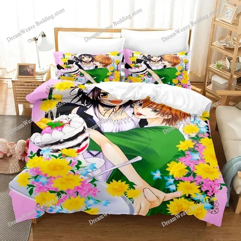 Kaichou Wa Maid-sama Bedding Set Single Double Full Queen King Size Duvet Cover Sets for Adult Boys Bedroom Anime Bed 2025963963
