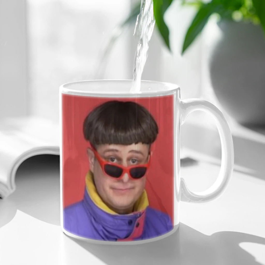 Singer Oliver Tree Nickell Funny Ceramic Mugs Coffee Cups Milk Tea Cup ins Oatmeal Breakfast Mug Drinkware Kitchen