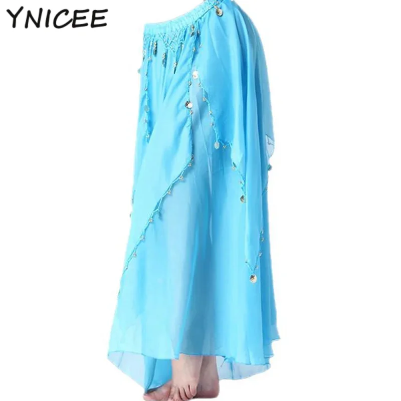 Adulto cigano chiffon dança do ventre saia traje mulher espanhol sexy dança flamenco oriental palco desempenho balanço vestido outfits