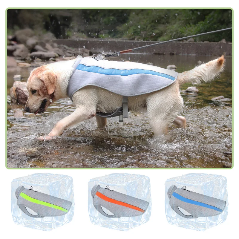 

Dog Vests Heatstroke Prevention Cooling Dog Clothes Breathable Summer Outdoor Activities Heavy Duty Dog Vests For Medium Dogs