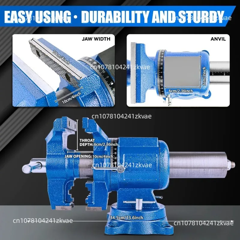 Heavy Duty Bench Vise 6-1/2