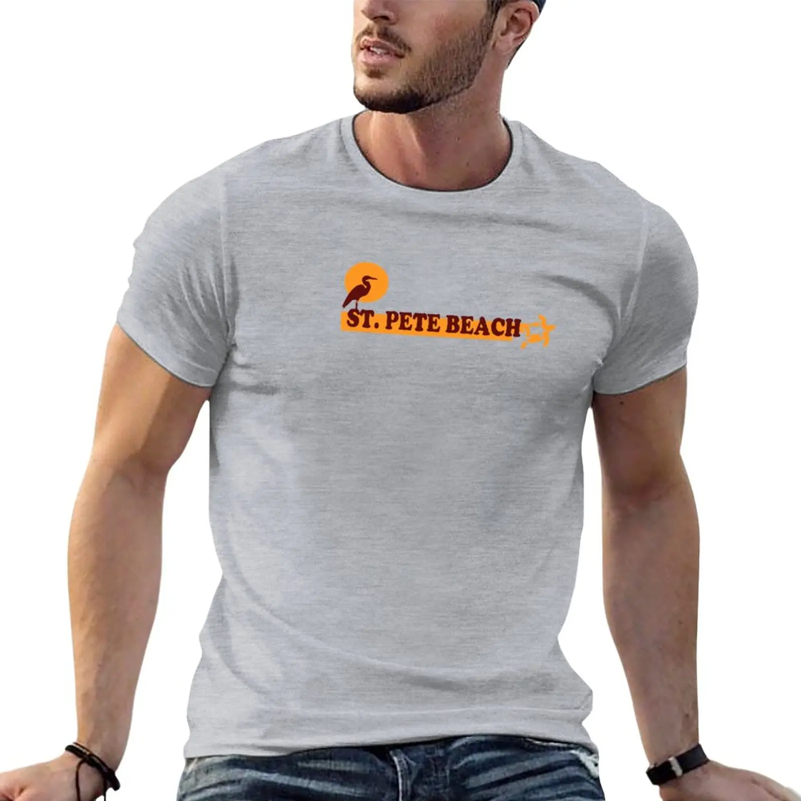 

St. Pete Beach. T-Shirt anime graphics kawaii clothes fruit of the loom mens t shirts