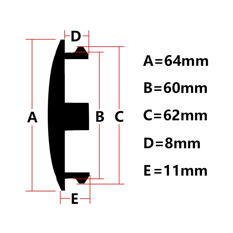 Tapa de cubo de rueda de coche para Volvo Audi ENKEI, cubierta de llanta de coche, logotipo texturizado atractivo Individual, reacondicionamiento