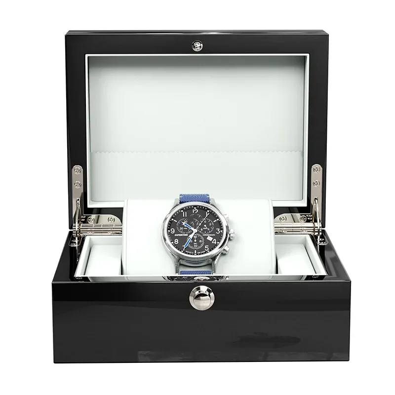 Luxury Watches Box Flip Cover Wrist Watch Storage Boxes Men Watch Bright Surface Display Box Waterproof Watches Organizer Box