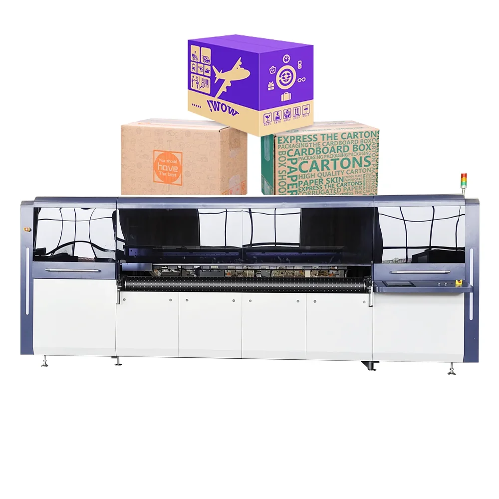 Large Format Printing Machine High Speed Single Pass Digital Printer Multi Colors carton digital printer