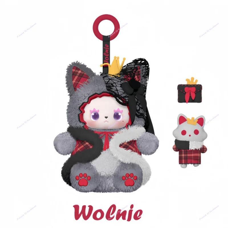 إيما الساخن نمط جديد الأحمر الذئب والرمادي الذئب سلسلة الدمى نموذج محدود شعبية هدية عيد الحب على ظهره سحر هدية عيد ميلاد #4