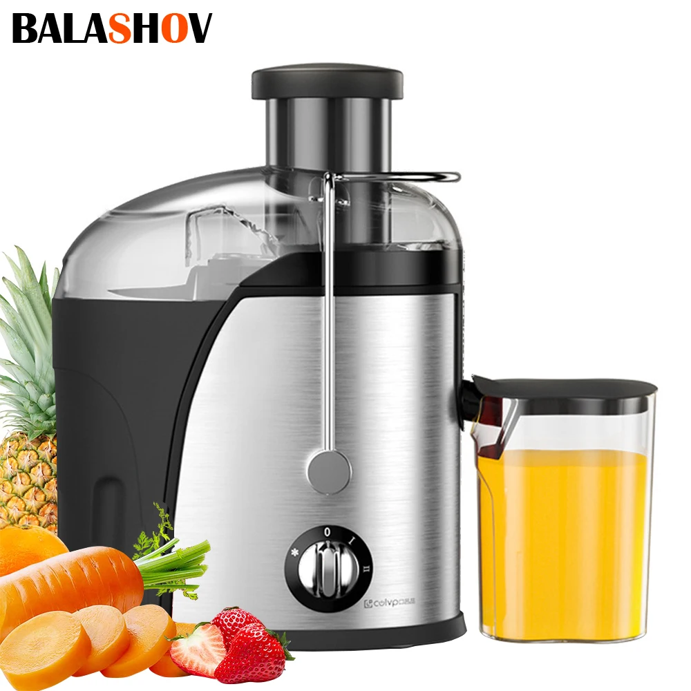 Juicer Centrifugal 400W Electric Orange Juicer Machine Household Large Caliber Residue Separation Vegetable Juicer 220V/110V