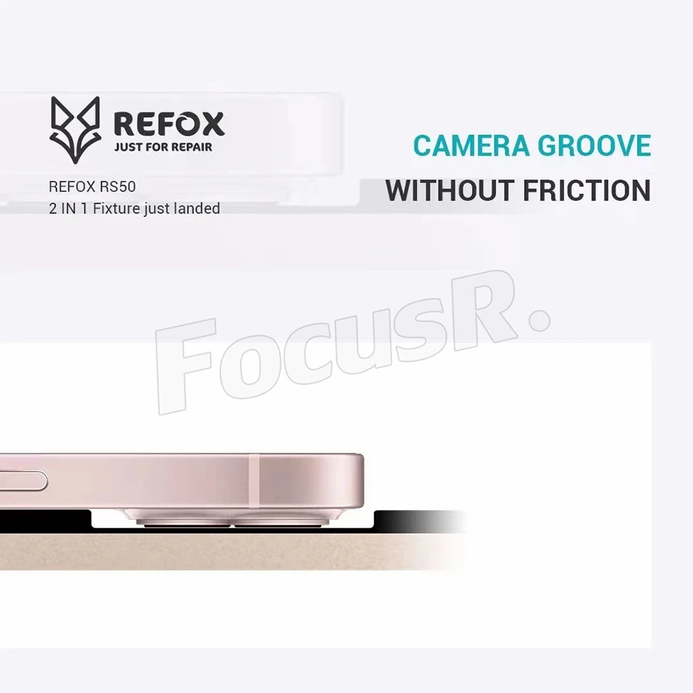 REFOX RS50 2 in 1 Mobile Phone Opener Clamp Fixture Holder for iPhone Samsung Flat Screen Back Cover Removal Pressure-holding