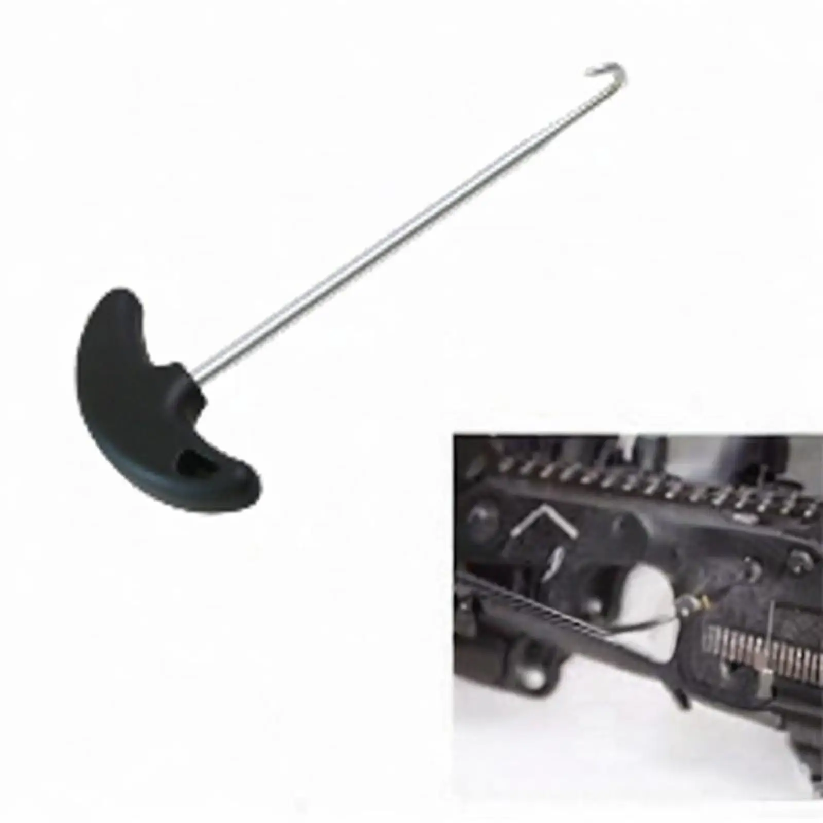 Compact Motorcycle Spring Removal Tool Stainless Steel Hook Installer for Dirt Bike Trampoline Use