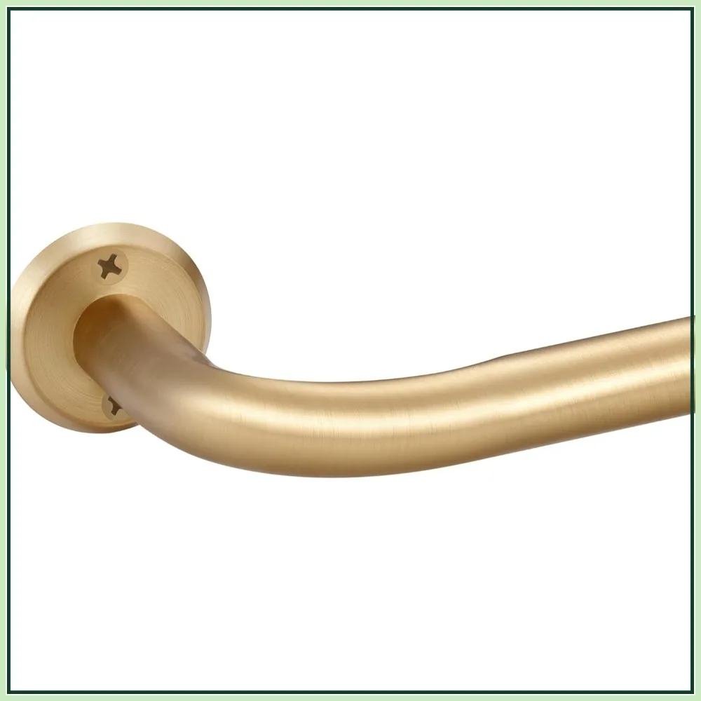 

Adjustable Curtain Rods 28-148 Inch, 1" Diameter, Brushed Gold