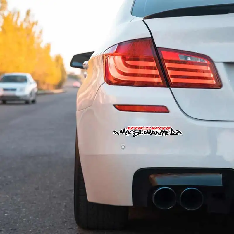 2 Pieces Need For Speed - Most Wanted Car Sticker Waterproof Vinyl Decal on Bumper Rear Window Laptop Self-adhesive Decals Y24 4