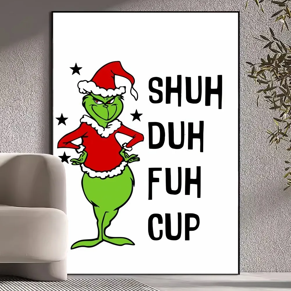 BiliBili Grinchs Christmas Monster Poster Prints Wall Pictures Living Room Home Decoration