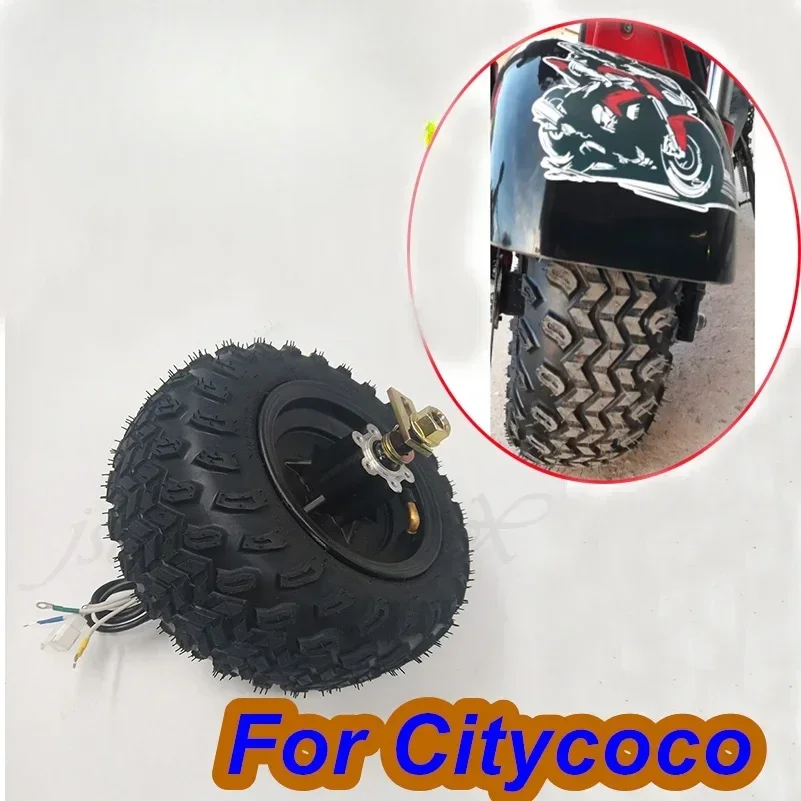 

10x6.00-6 Widened Vacuum Tire with 48v1000w Motor 10 * 6.00-6 Suitable for Small Citycoco Electric Scooter