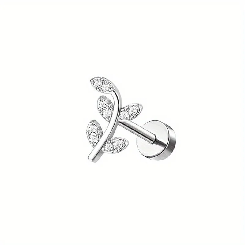 Women's Stainless Steel Stud Earrings by Drperfect