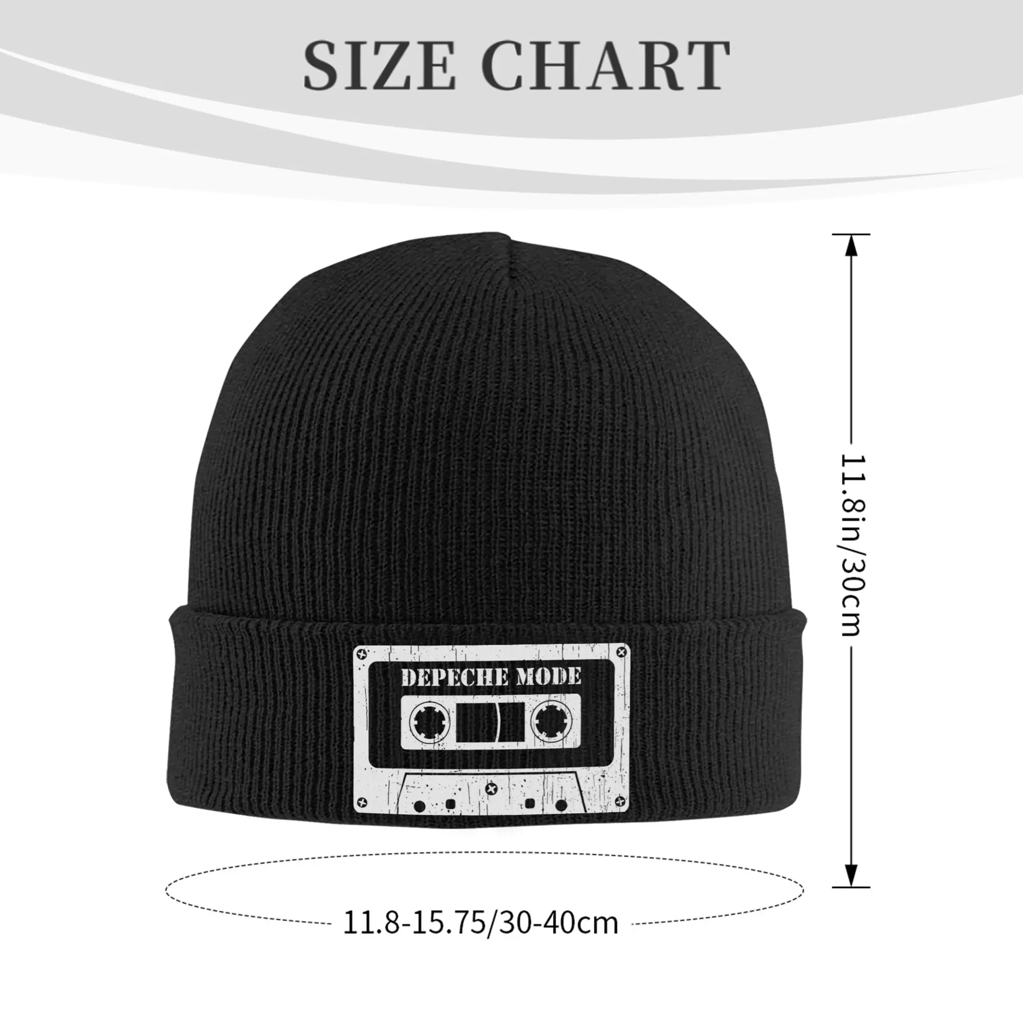 Electronic Rock Depeche Cool Mode Beanie Cap Unisex Winter Warm Bonnet Femme Knitting Hat Fashion Outdoor  Skullies Beanies Hats