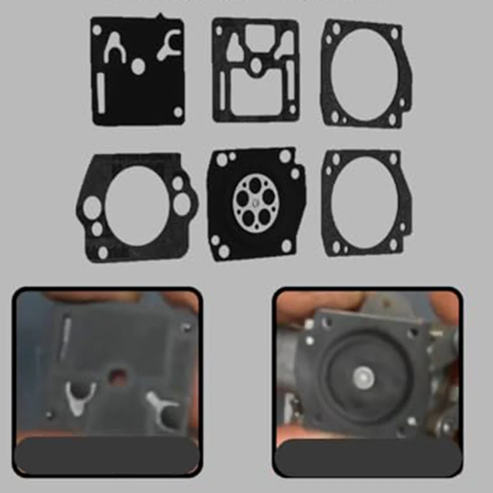 Juego completo de juntas de carburador diseñado para restaurar la funcionalidad en motores de la serie HS como para K750 y más