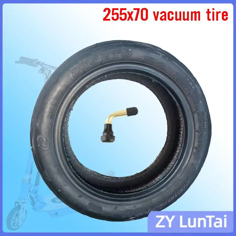 

255*70 Scooter Tyre 10 Inch Tubeless Tire Lightweight And Easy To Replace Easy To Replace Scooter Tyre Electric Scooter