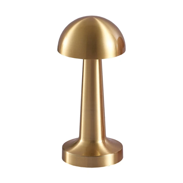 Retro Table Lamp Metal Touch Decor for Bar Coffee Restaurant Decoration Light Desk LED Rechargeable Night Light Bedroom Decor image 3