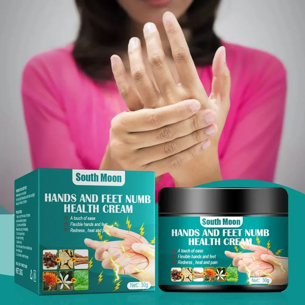 30g Natural Materials Hands Feet Numbness Cream Relieve Numbness Health Cream Leg Foot Arm Hands Umbness Cream