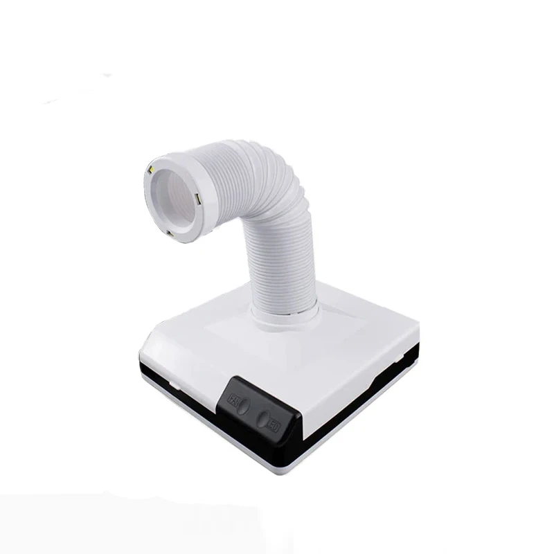 60W soldeerbout dampafzuiger met LED-licht ESD koolstoffilter spons rookinstrument voor reparatie van elektronische componenten