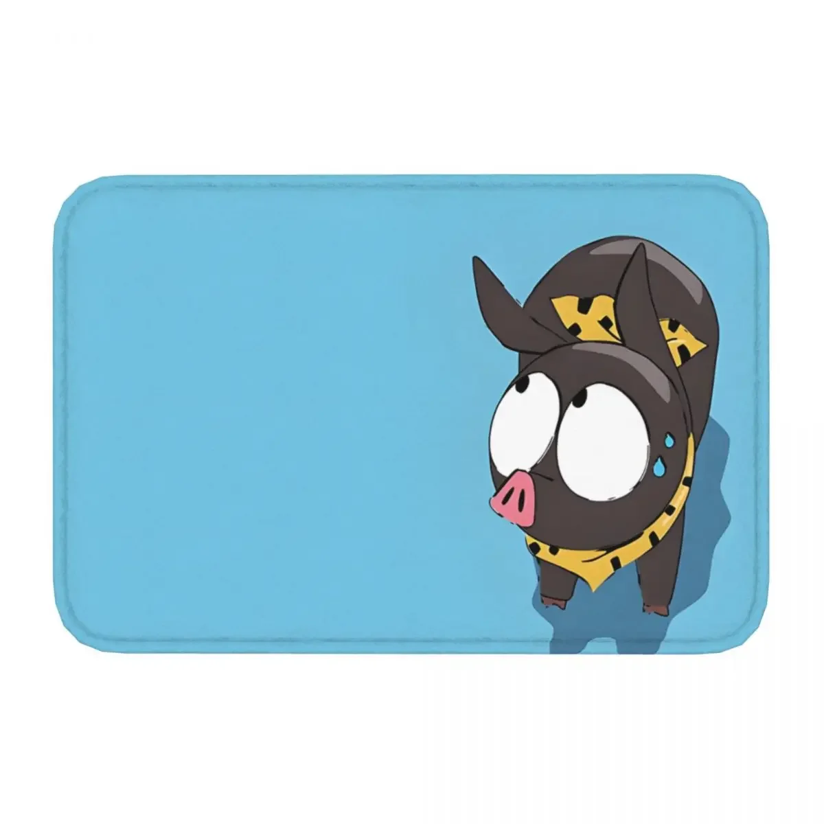 Ryoga Pig Bathroom Non-Slip Carpet Ranma 12 Living Room Mat Welcome Doormat Floor Decor Rug