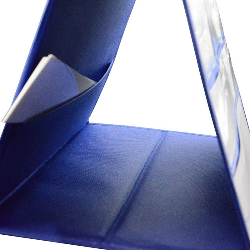 Tabella tascabile da tavolo Mini supporto tascabile a doppia faccia e autoportante per gruppi individuali o piccoli (43X 33Cm)