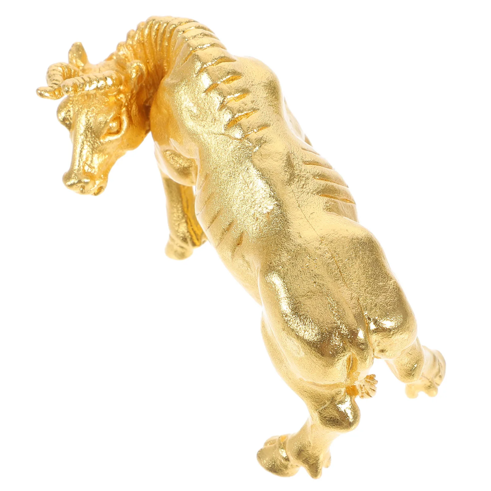 

Mini Bull Brass Craft Sculpture Vintage Style Desktop Decor Office Study Decoration Bull Statue Animal Brass Decoration