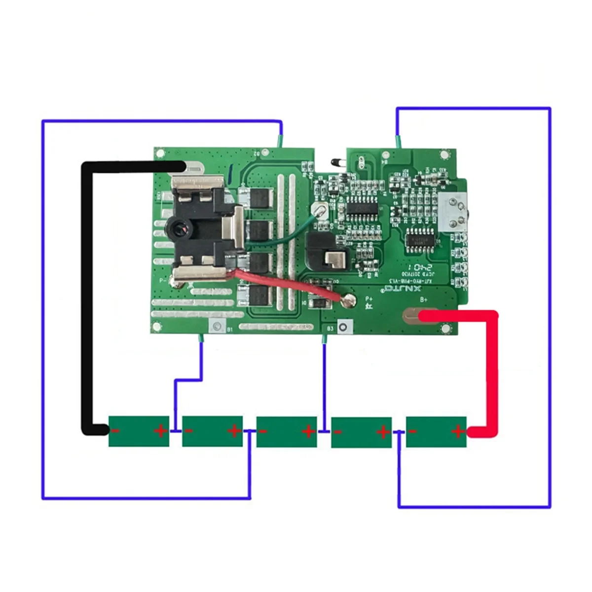 리튬 이온 배터리 충전 보호 회로 기판 PCB RYOBI 18V P103 P118 BPL-1815 1820G ONE + 전동 공구 배터리 HYP