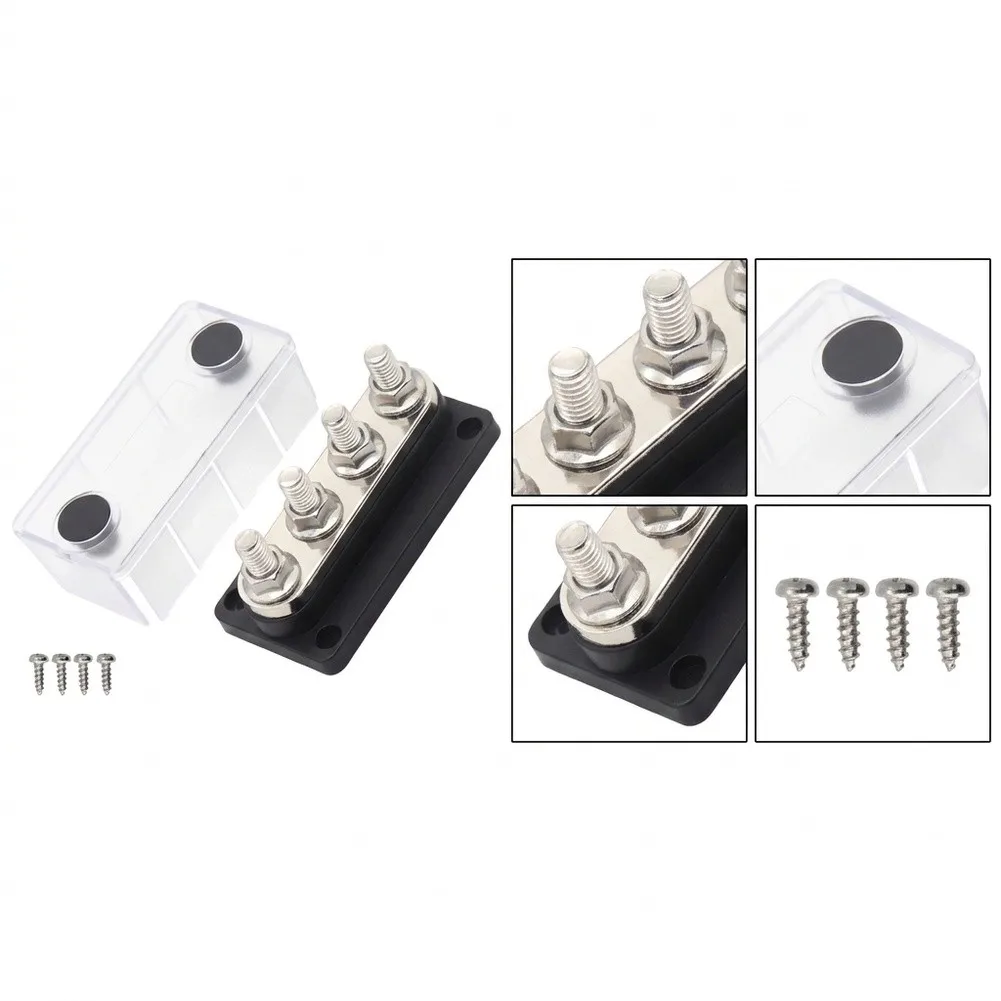 Battery Management Systems Marine Battery Distribution Marine Grade Wiring Connection Block Electric Wiring Terminal Nylon PC