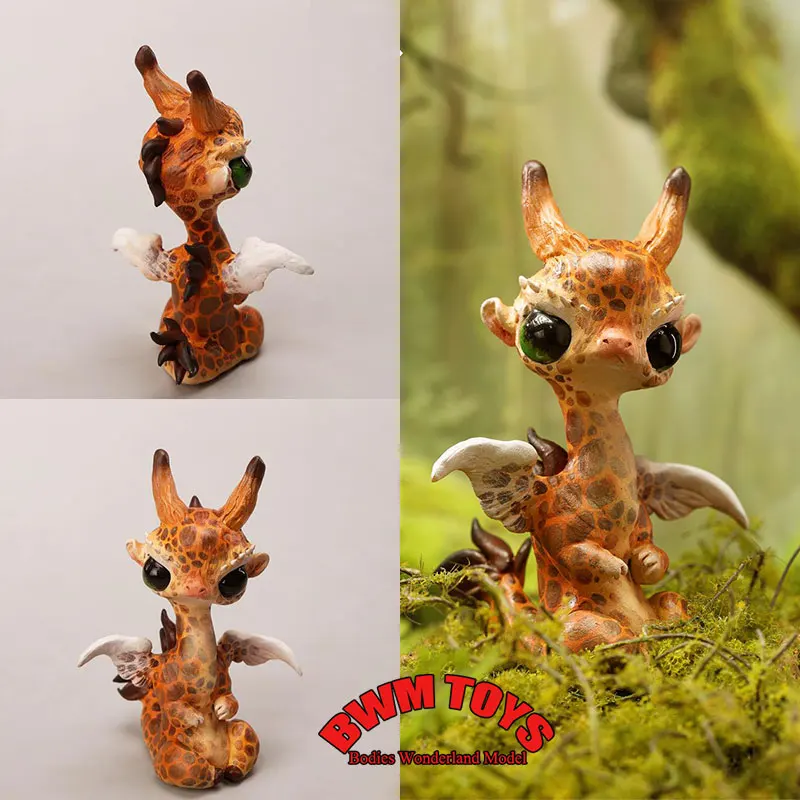 

В наличии JXK R2504 масштаб 1/6, имитация статического мини-милого жирафа, эльфа, домашнего животного, 10,5 см, экшн-фигурка, декор сцены кукольного домика