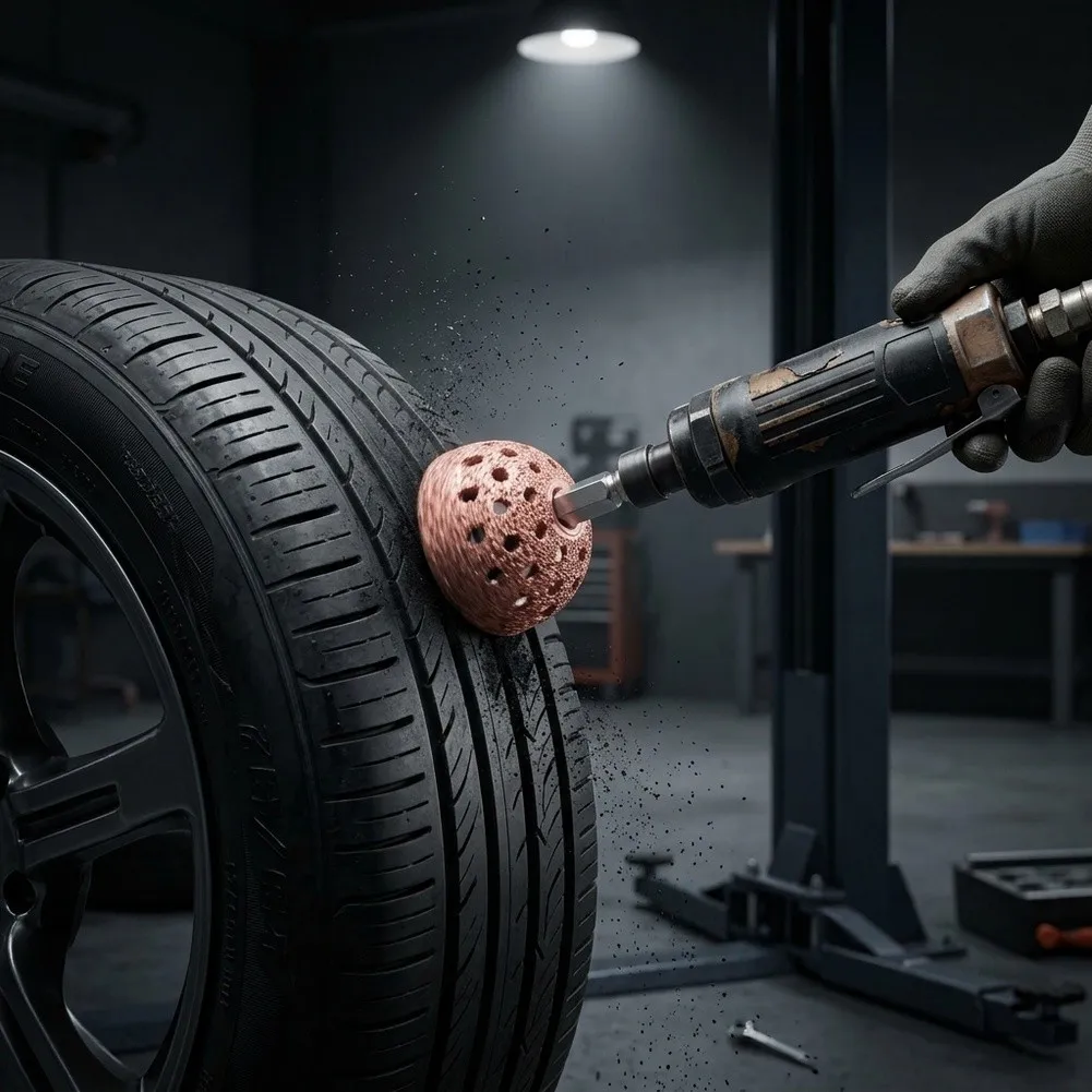 Grinding Wheel Buffing Wheel Repair Alloy Wear-resistant Rasp Buffer Ball Tyre Grinding Head Hand Tool Grinding