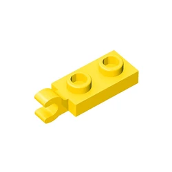 10pcs MOC Brick Parts 63868 Plate Special 1 x 2 with Clip Horizontal on End Compatible Building Block Particle DIY Kid Brain Toy