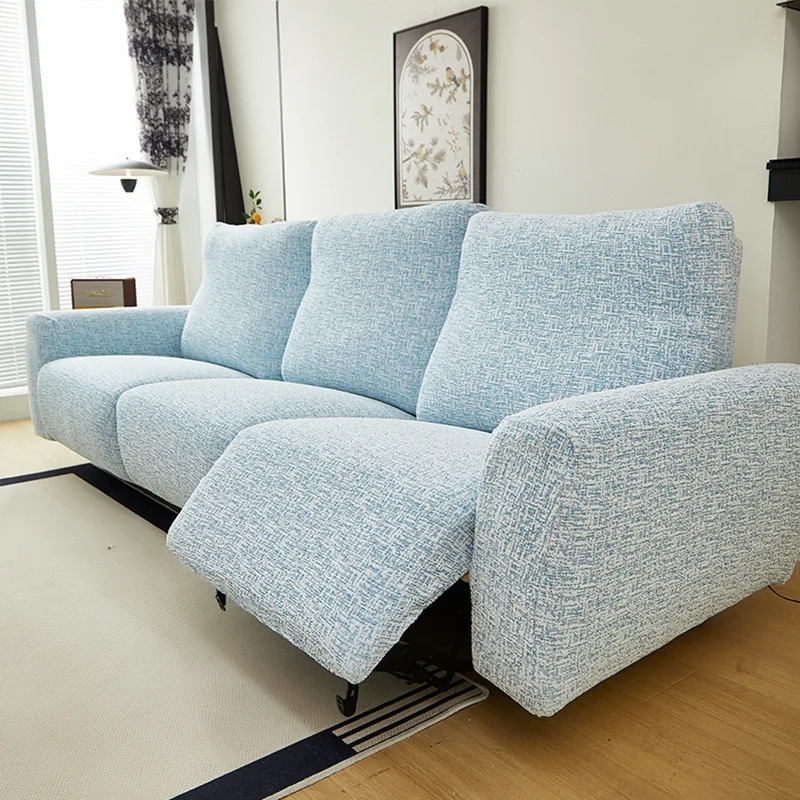 Striped Multi Piece Sofa Cover Set Single Seat Electric Recliner Sofas Separate Armrest Cushion Backrest Covers In Solid Home