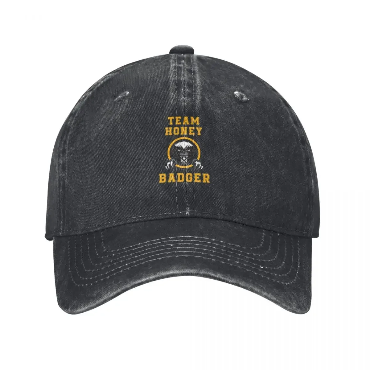 team honey badger funny animal gifts Baseball Cap fishing hat New In Hat Fashion Beach Golf Hat Man Boy Women's