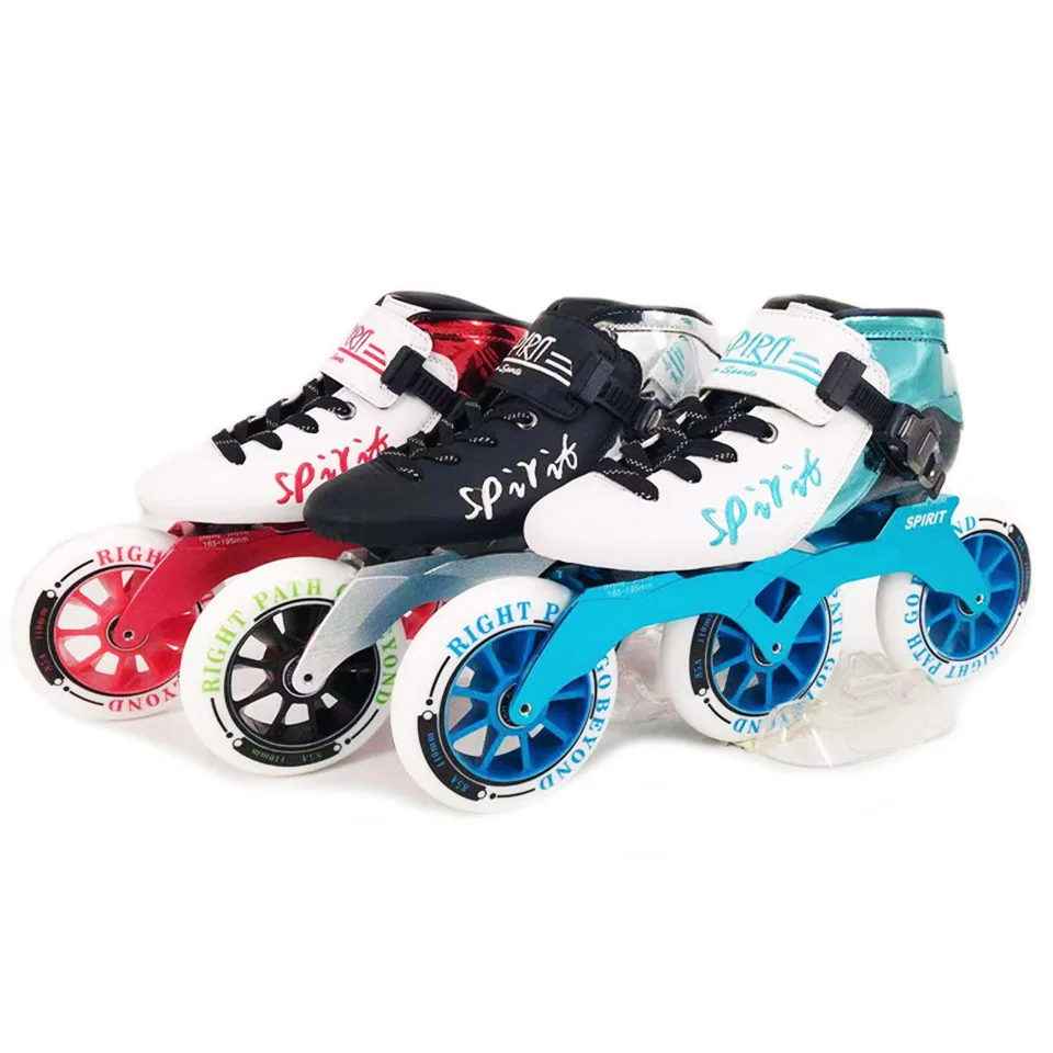 2019 Spirit Speed Inline Skates Carbon Fiber Professional Competition Skates Racing Skating Patines Similar Powerslide F070