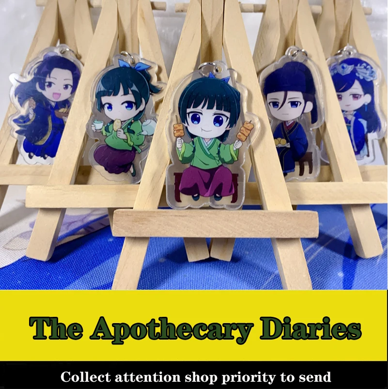 Anime Kusuriya No Hitorigoto Jinshi Maomao Acrylic Figure Keychain Pendant Cosplay Charm Cartoon The Apothecary Diaries Keyring